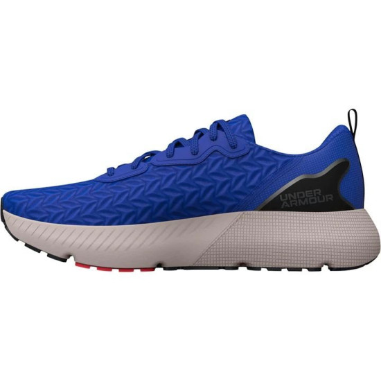 Sepatu Lari Under Armour HOVR Mega 3 Clone Versa Blue Ghost Grey Bolt Red 3025308 400-7