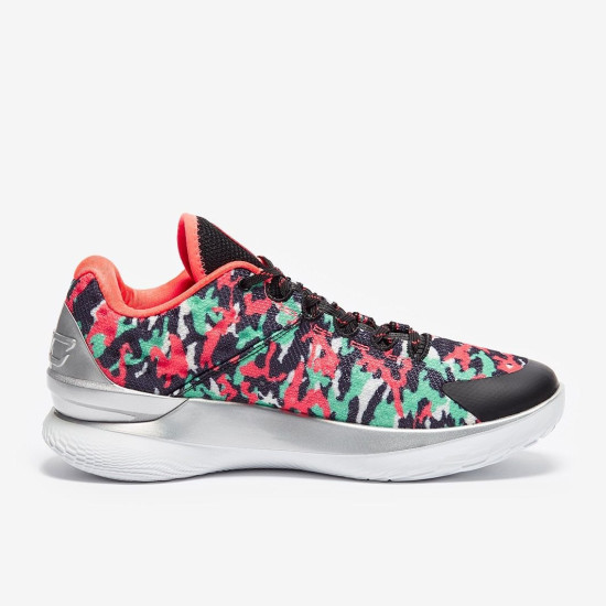 Sepatu Basket Under Armour Curry 1 Low Flotro Black Antifreeze After Burn 3025632-001