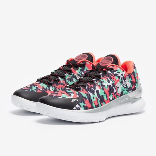 Sepatu Basket Under Armour Curry 1 Low Flotro Black Antifreeze After Burn 3025632-001