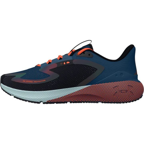 Sepatu Lari Under Armour HOVR Machina 3 Storm Black Petrol Blue 3025797 001-7