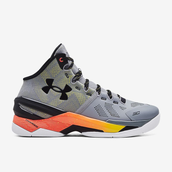 Sepatu Basket Under Armour Curry 2 Steel Sunbleached Black 3026052-100