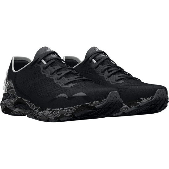 Sepatu Lari Under Armour Sonic 6 Camo Black Grey 3026233 001-8.5