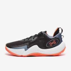 Sepatu Basket Under Armour Spawn 5 Black Gravel After Burn 3026285-001