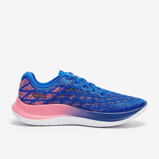 Sepatu Lari Under Armour Flow Velociti Wind 2 RNAW Versa Blue Pace Pink Bauhaus Blue 3026579-400