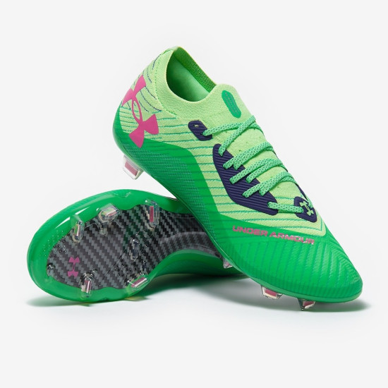 Sepatu Bola Under Armour Shadow Elite 2.0 FG Matrix Green 3027239-300