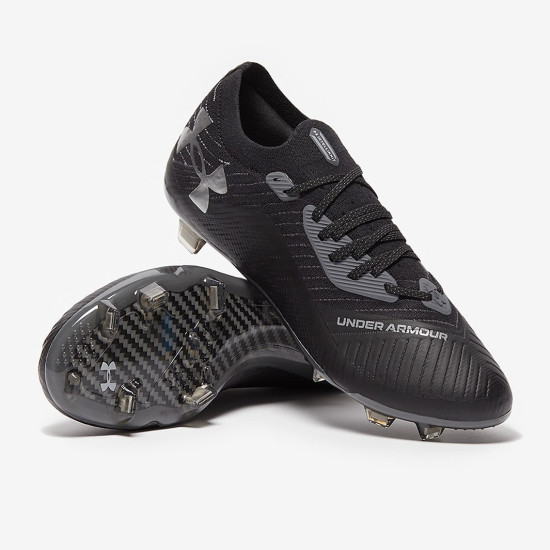 Sepatu Bola Under Armour Shadow Elite 2.0 FG Black Halo Gray 3027239-001