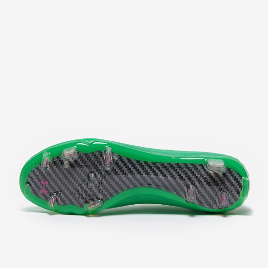 Sepatu Bola Under Armour Shadow Elite 2.0 FG Matrix Green 3027239-300