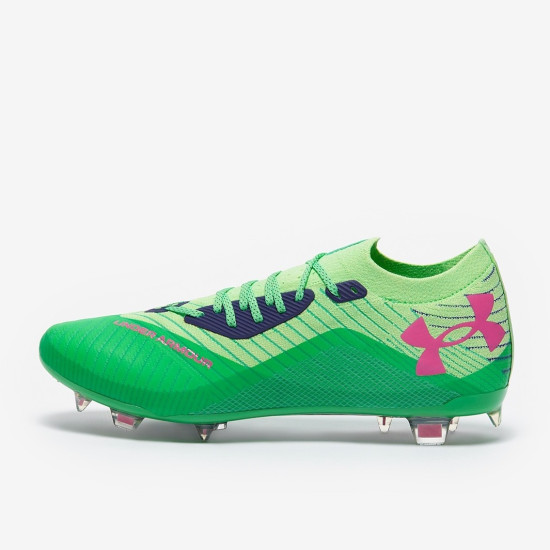 Sepatu Bola Under Armour Shadow Elite 2.0 FG Matrix Green 3027239-300