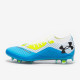 Sepatu Bola Under Armour Shadow Elite 2.0 FG White Capri Black 3027239-103