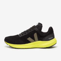 Sepatu Lari Veja Marlin LT Black Kaki Jaune Fluo LT10262B