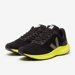 Sepatu Lari Veja Marlin LT Black Kaki Jaune Fluo LT10262B