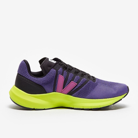 Sepatu Lari Veja Marlin LT Purple Ultraviolet Jaune Fluo LT102651B