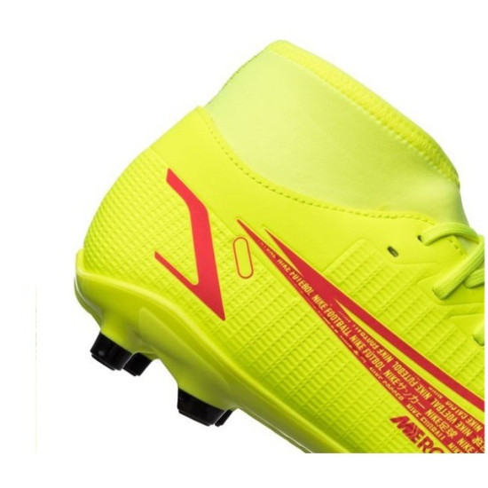 Sepatu Bola Nike Mercurial Superfly 8 Club MG Motivasion Volt Black Bright Crimson CV0852-760