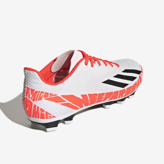 Sepatu Bola Adidas X Speedportal Messi.4 FxG White Core Black Solar Red GW8397