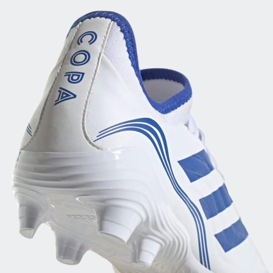 Sepatu Bola Adidas Copa Sense.3 FG White Hi Res Blue Legacy Indigo GW4959 Sepatu Bola Adidas Copa Sense.3 FG White Hi Res Blue Legacy Indigo GW4959