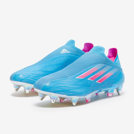 Sepatu Bola Adidas X Speedflow+ SG Sky Rush Team Shock Pink White GW7449