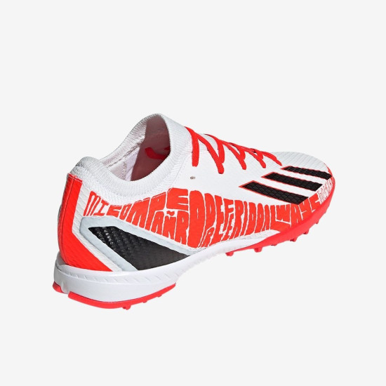 Sepatu Futsal Adidas X Speedportal Messi.3 TF White Core Black Solar Red GW8395