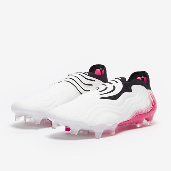 Sepatu Bola Adidas Copa Sense+ FG White White Shock Pink FW7917