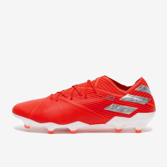 Sepatu Bola Adidas Nemeziz 19.1 FG Active Red Silver Solar Red F34408