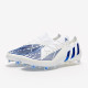 Sepatu Bola Adidas Predator Edge.1 Low FG White Hi Res Blue White GV7388