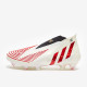 Sepatu Bola Adidas Predator Edge+ FG Off White Vivid Red Gold Metallic GV7384