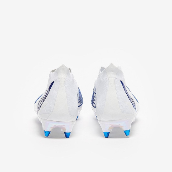 Sepatu Bola Adidas Predator Edge+ SG White Hi Res Blue White GY5679