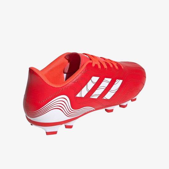 Sepatu Bola Adidas Copa Sense.4 FxG Red White Solar Red FY6183