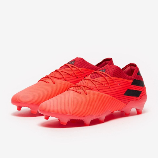 Sepatu Bola Adidas Nemeziz.1 FG Signal Coral Core Black Glory Red EH0770