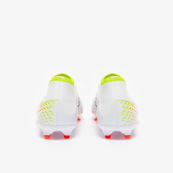 Sepatu Bola Adidas Predator Edge.2 FG White Solar Yellow Power Blue GW1007