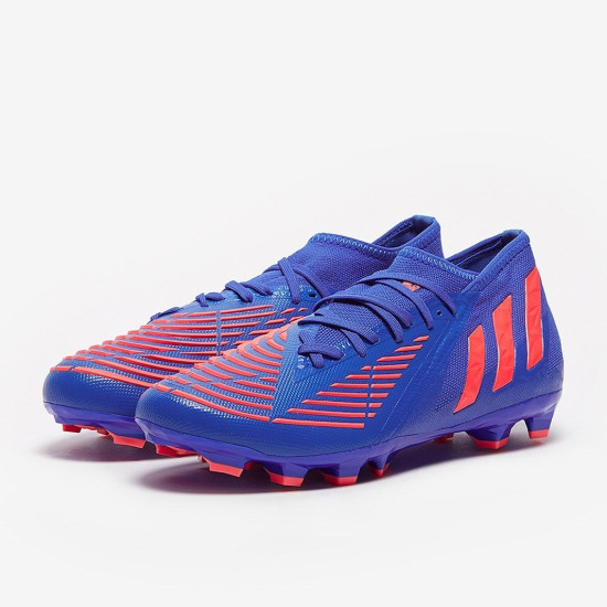 Sepatu Bola Adidas Predator Edge.2 MG Hi Res Blue Turbo Hi Res Blue GW9986