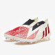 Sepatu Bola Adidas Predator Edge+ FG Off White Vivid Red Gold Metallic GV7384