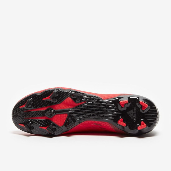 Sepatu Bola Adidas X Speedflow.3 FG Vivid Red Gold Metallic Core Black GY4988
