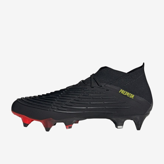 Sepatu Bola Adidas Predator Edge.1 SG Core Black Team Solar Yellow Solar Red GW1017