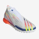 Sepatu Futsal Adidas Predator Edge.1 TF White Solar Yellow Power Blue GZ6101