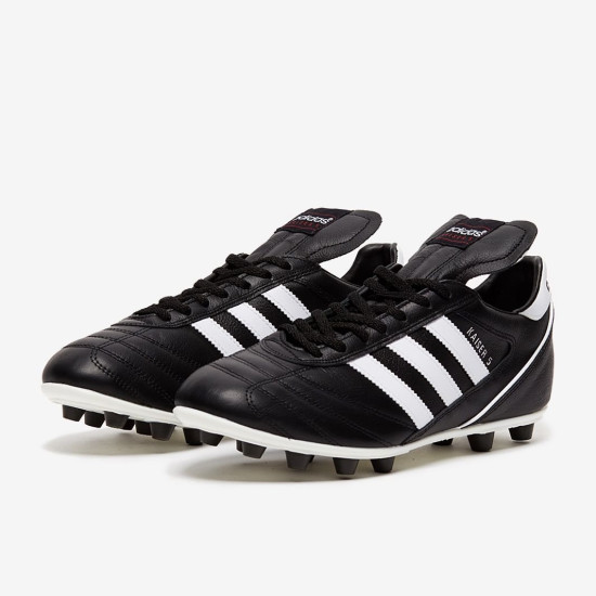 Sepatu Bola Adidas Kaiser 5 Liga FG Black White Red 033201