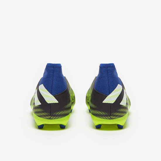 Sepatu Bola Adidas Nemeziz.3 Laceless FG Core Black White Solar Yellow FW7411 Sepatu Bola Adidas Nemeziz.3 Laceless FG Core Black White Solar Yellow FW7411