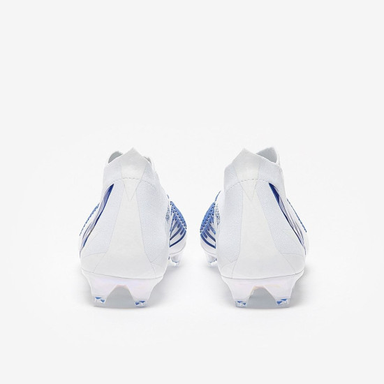 Sepatu Bola Adidas Predator Edge+ FG Off White Hi Res Blue White GV7375