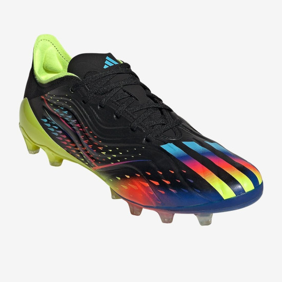 Sepatu Bola Adidas Copa Sense.1 AG Core Black Bright Cyan Team Solar Yellow GZ1355