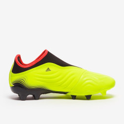 Sepatu Bola Adidas Copa Sense.3 Laceless FG Team Solar Yellow Core Black Solar Red GW3573