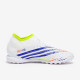 Sepatu Futsal Adidas Predator Edge.3 TF White Solar Yellow Power Blue GW0951