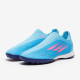 Sepatu Futsal Adidas X Speedflow.3 Laceless TF Sky Rush Team Shock Pink White GW7500