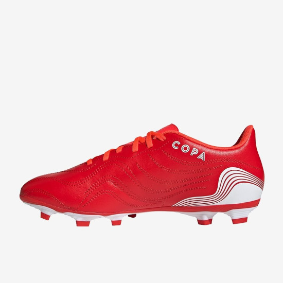 Sepatu Bola Adidas Copa Sense.4 FxG Red White Solar Red FY6183