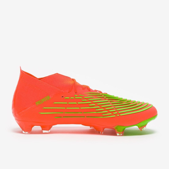 Sepatu Bola Adidas Predator Edge.1 FG Solar Red Team Solar Green Core Black GW1029