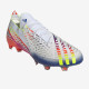 Sepatu Bola Adidas Predator Edge.1 FG White Solar Yellow Power Blue GW1028