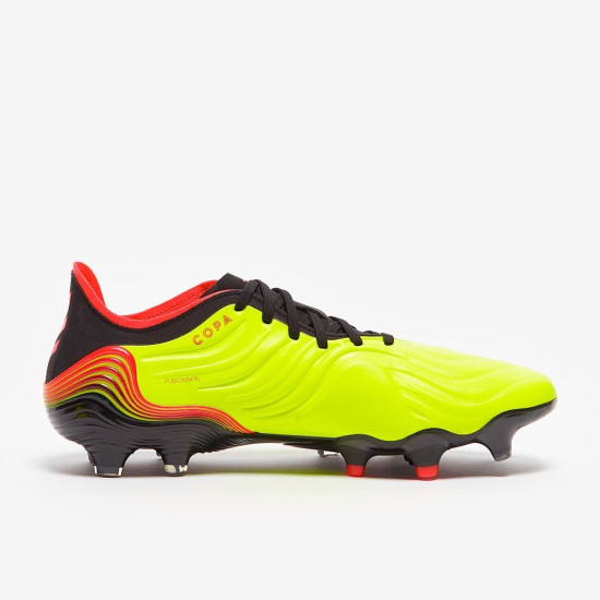 Sepatu Bola Adidas Copa Sense.1 FG Team Solar Yellow Solar Red Core Black GW3604