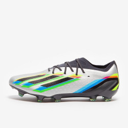 Sepatu Bola Adidas X Speedportal.1 FG Silver Metallic Core Black Solar Yellow GW8428