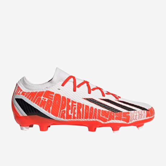 Sepatu Bola Adidas X Speedportal Messi.3 FG White Core Black Solar Red GW8390