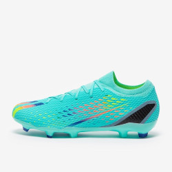 Sepatu Bola Adidas X Speedportal.3 FG Clear Aqua Power Blue Solar Yellow GW8456