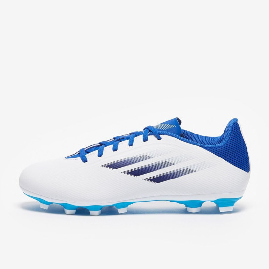 Sepatu Bola Adidas X Speedflow.4 FxG White Legacy Indigo Sky Rush GW7515