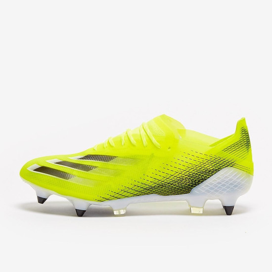 Sepatu Bola Adidas X Ghosted.1 SG Solar Yellow Core Black Team Royal Blue FW6890